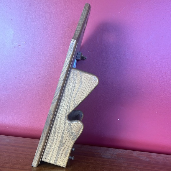 Like new solid oak organizer - Picture 10 of 13